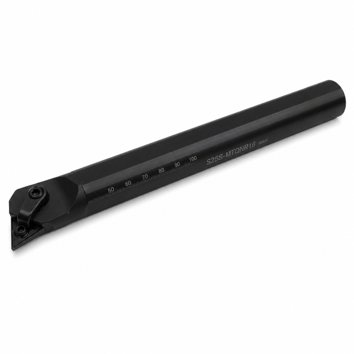 Kit Torneado Porta Exterior WTJNR 2525M16 + Porta Interior S25S MTQNR16 Caja Insertos TNMG160408 MA YF0608