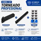 Kit Torneado Porta Exterior WTJNR 2525M16 + Porta Interior S20R MTQNR16 Caja Insertos TNMG160408 MA YF0608