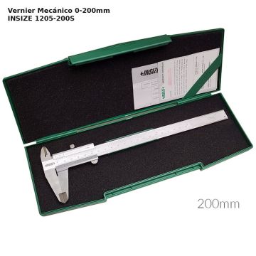 Calibrador Mecánico 8" / 0-200mm INSIZE Serie 1205-200S